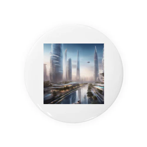 3. Futura Metropolis Tin Badge