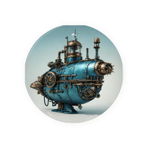 スチームパンク潜水艦７ Tin Badge