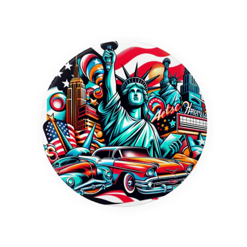 The アメリカン・ドリーム Tin Badge