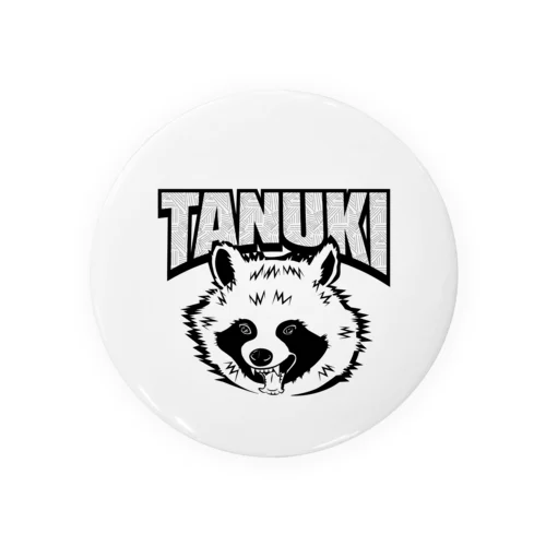 タヌキROCK Tin Badge