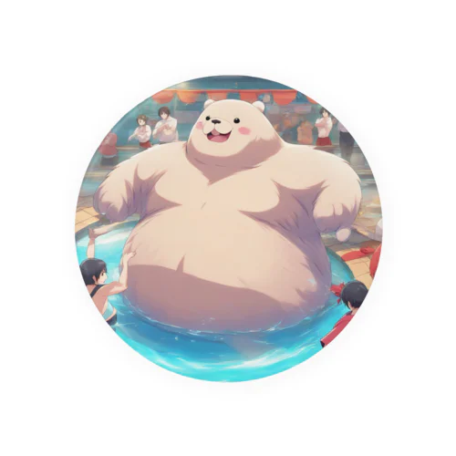 アニマル相撲レスラーズ/Animal Sumo Wrestlers Tin Badge