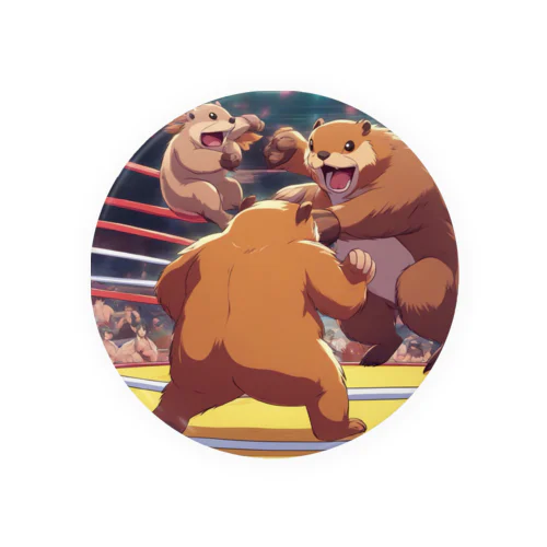 アニマル相撲レスラーズ/Animal Sumo Wrestlers 缶バッジ