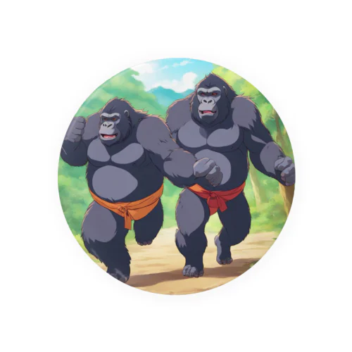 アニマル相撲レスラーズ/Animal Sumo Wrestlers Tin Badge