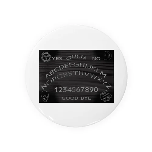 BLACK OUIJA BOARD Tin Badge