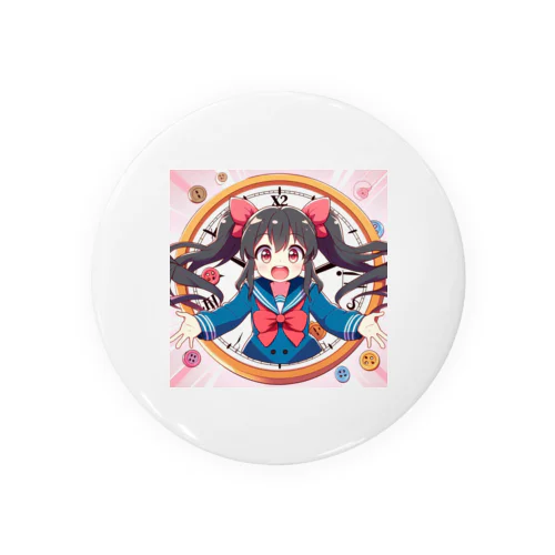 時をかける江東子ちゃん Tin Badge