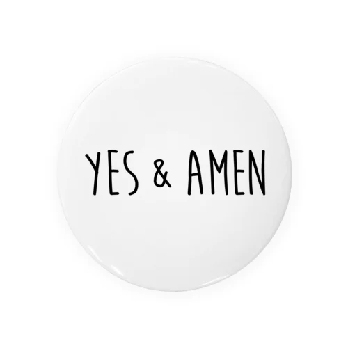Yes&Amen 缶バッジ