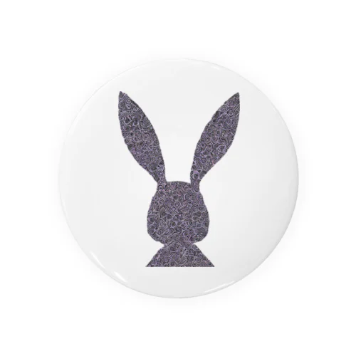 シルエットぴょん🐰 Tin Badge