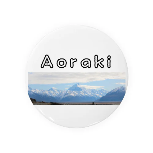 Aoraki 〜自然の宝石箱:ニュージーランドより〜 Tin Badge