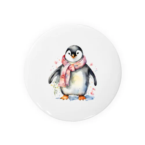 春を迎えるペンギン Tin Badge