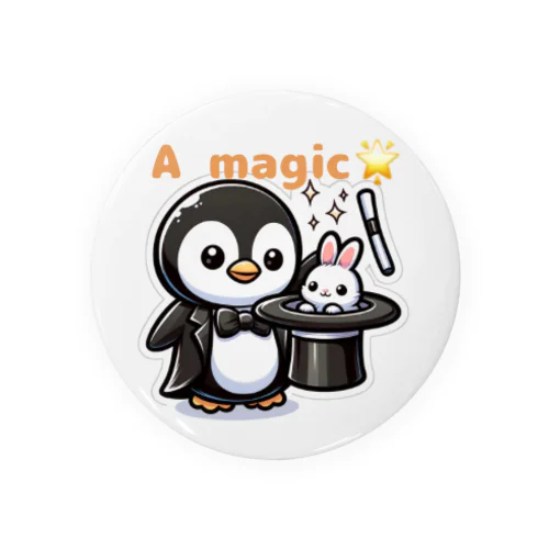 おめかしPenguin、魔法使いになる。 Tin Badge