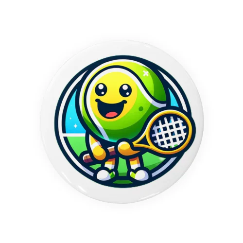 テニスボールキャラクター Tin Badge
