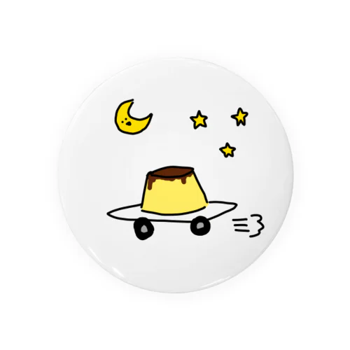 月夜に駆けるプリン Tin Badge