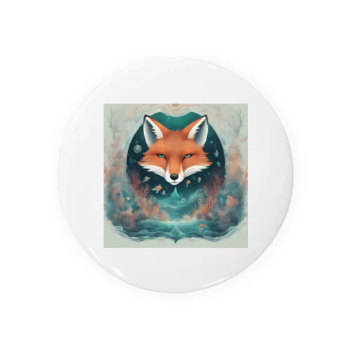 深海を想う狐 Tin Badge