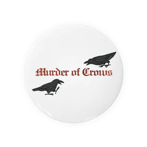 Murder of Crows Tin Badge