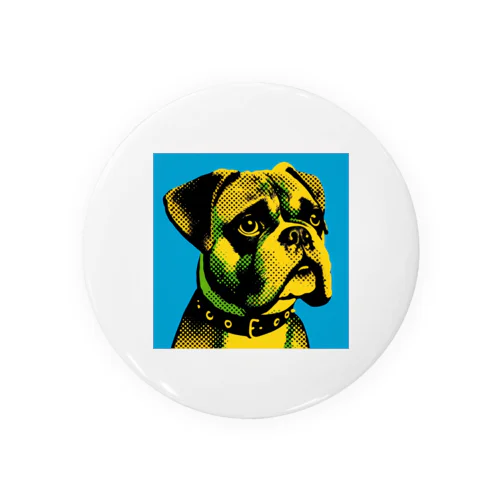 カラフル犬 Tin Badge