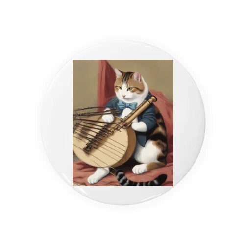  orchestra cat 001 Tin Badge