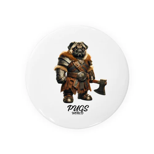 異世界のパグちゃん Tin Badge