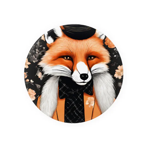 オシャレFOX Tin Badge