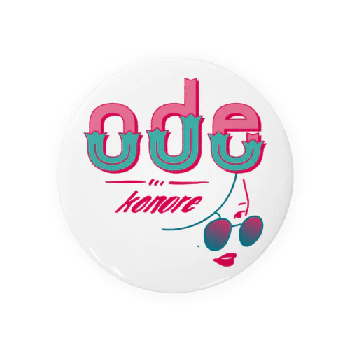 ode LOGO 缶バッジ