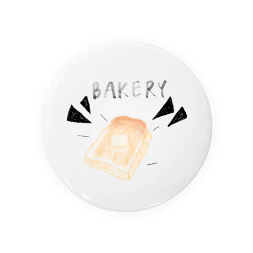 パンシリーズ バター食パン Tin Badge
