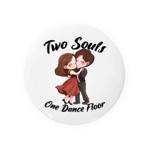 二人で踊り Tin Badge