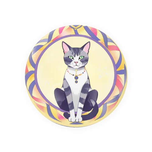 猫と魔法陣 Tin Badge