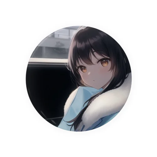 車窓の少女 Tin Badge