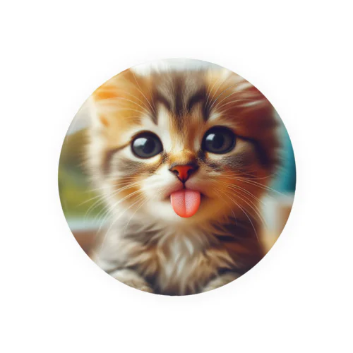 あかんべにゃんこ Tin Badge