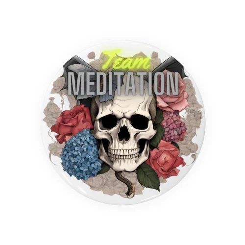 meditation 缶バッジ