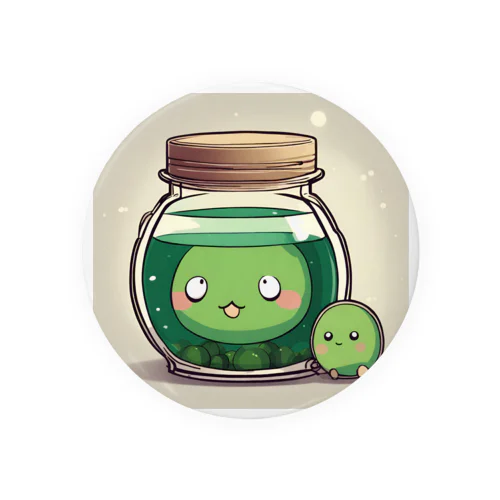 かわいい「まりも」 Tin Badge