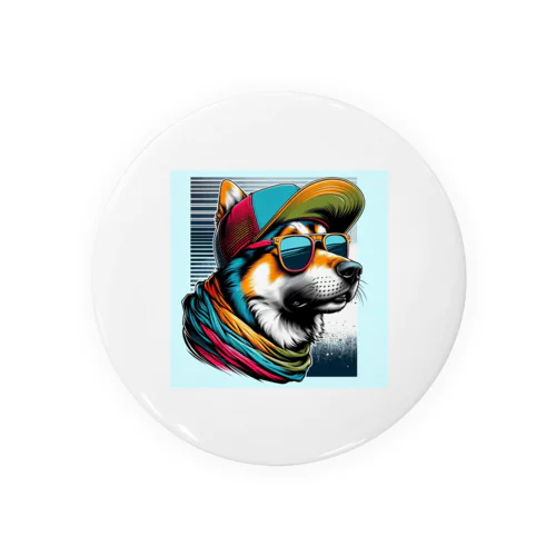 キャップ犬15 Tin Badge