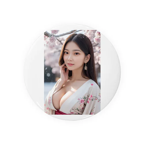 AI美女collection Tin Badge