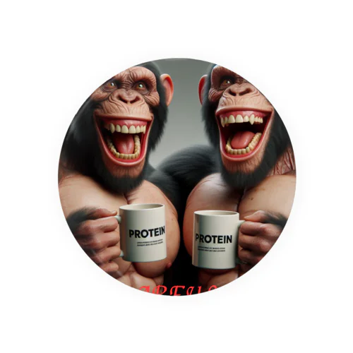 AREUS× CHIMPANZEE#3 Tin Badge