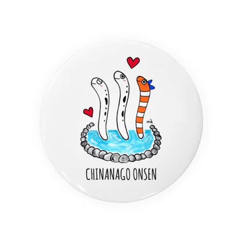 CHINANAGO ONSEN Tin Badge