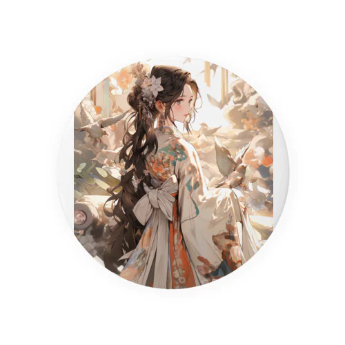 東洋のお姫様　なでしこ1478 Tin Badge