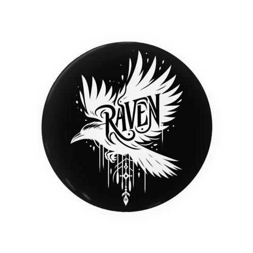 RAVEN Tin Badge