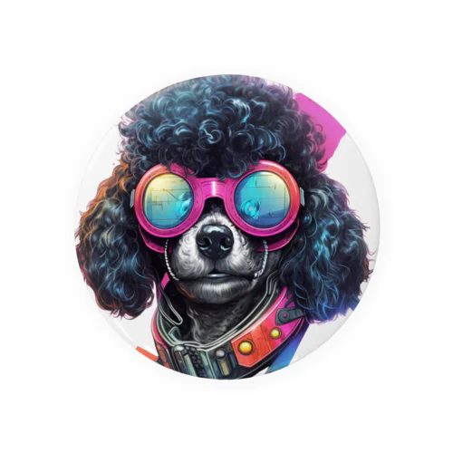 cool poodle B 缶バッジ