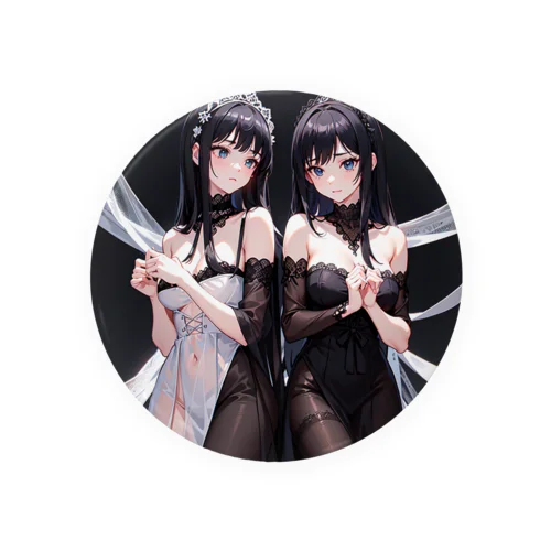 向き合う姉妹3 Tin Badge