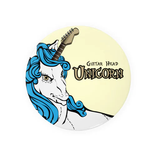 Guitar Head Unicorn 缶バッジ