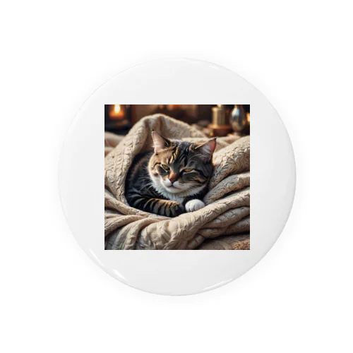 眠たい猫 Tin Badge