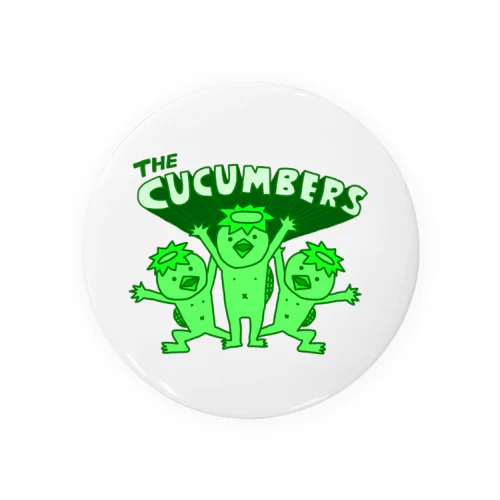 THE CUCUMBERS Tin Badge