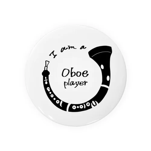 I am a Oboe player 缶バッジ