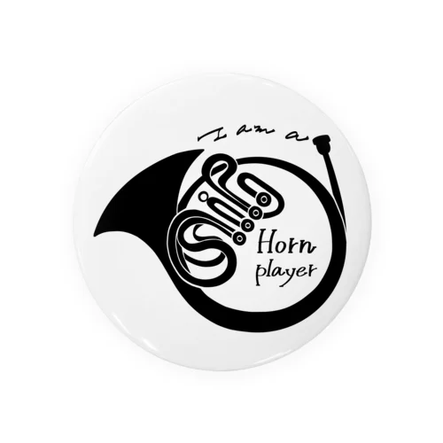 I am a Horn player 缶バッジ