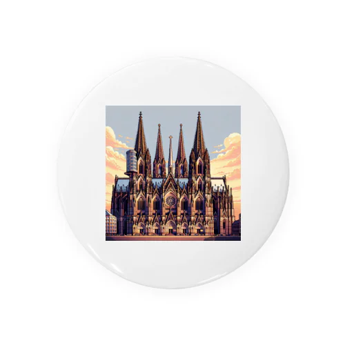 ケルン大聖堂（pixel art） Tin Badge