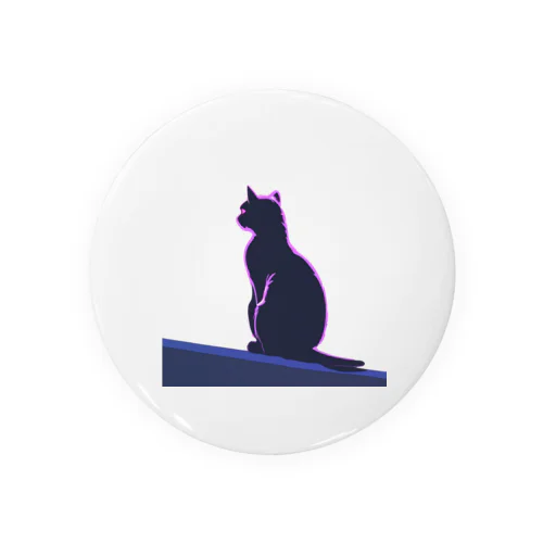 ネオンねこ。せなか Tin Badge