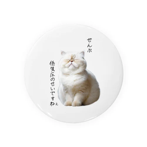 低気圧 Tin Badge