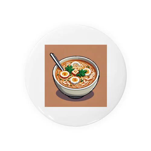 ラーメンの魅力が詰まったドット絵 Tin Badge