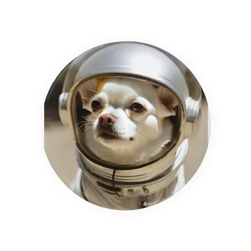 宇宙犬　ちわわん Tin Badge