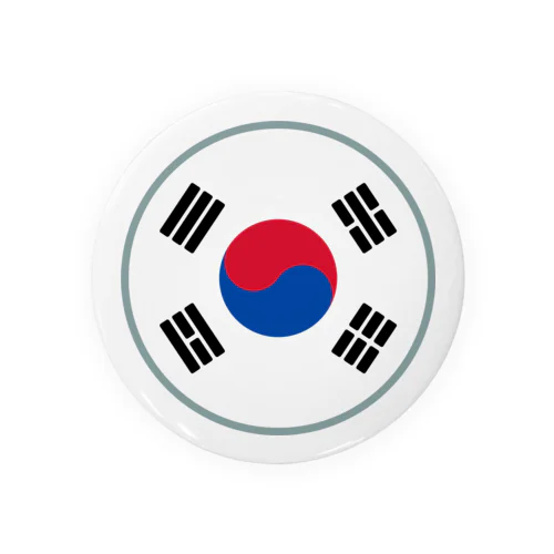 韓国の国旗 Tin Badge