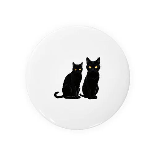 黒猫の思い (=^・^=) Tin Badge
